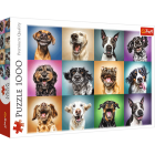 Puzzle - Trefl - Ritratti di cani divertenti