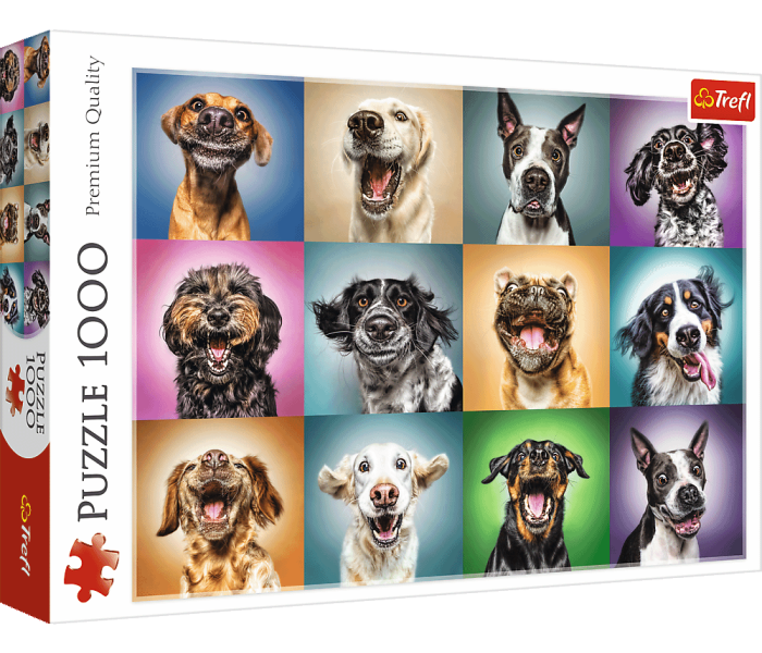 Puzzle - Trefl - Ritratti di cani divertenti