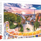 Puzzle - Trefl - Tramonto su Barcellona, Spagna