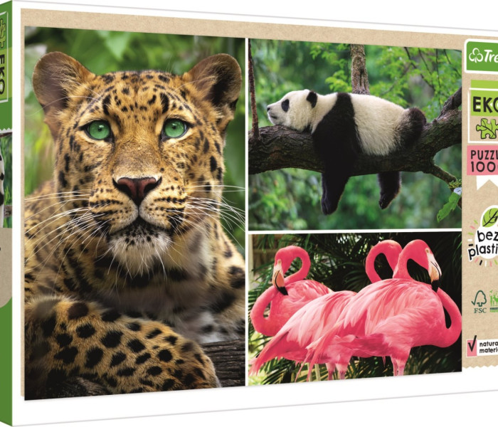 Puzzle - Trefl - Animali - collage