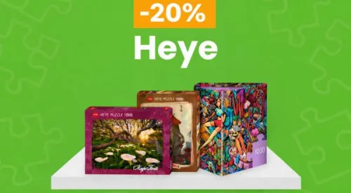 Sconto del 20% sui puzzle Heye