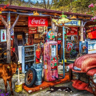 Puzzle - Bluebird - Stazione di servizio