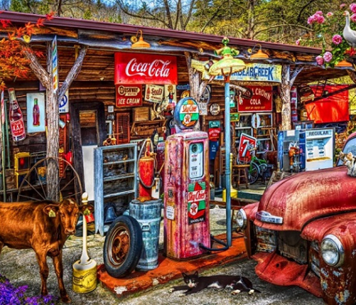 Puzzle - Bluebird - Stazione di servizio