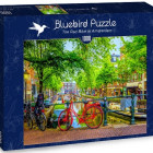 Puzzle - Bluebird - Bicicletta rossa ad Amsterdam