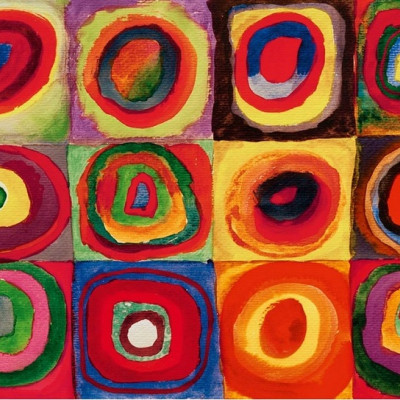 Studio colori dei quadrati