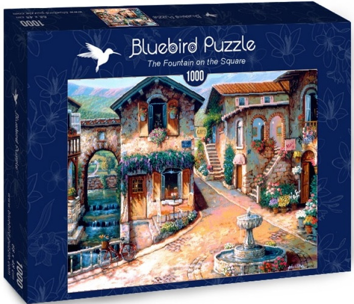 Puzzle - Bluebird - Fontana sulla piazza