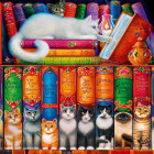 Puzzle - Bluebird - Biblioteca dei gatti