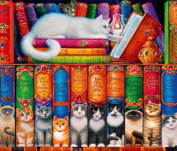 Puzzle - Bluebird - Biblioteca dei gatti