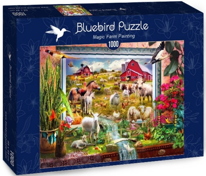 Puzzle - Bluebird - Fattoria dipinta