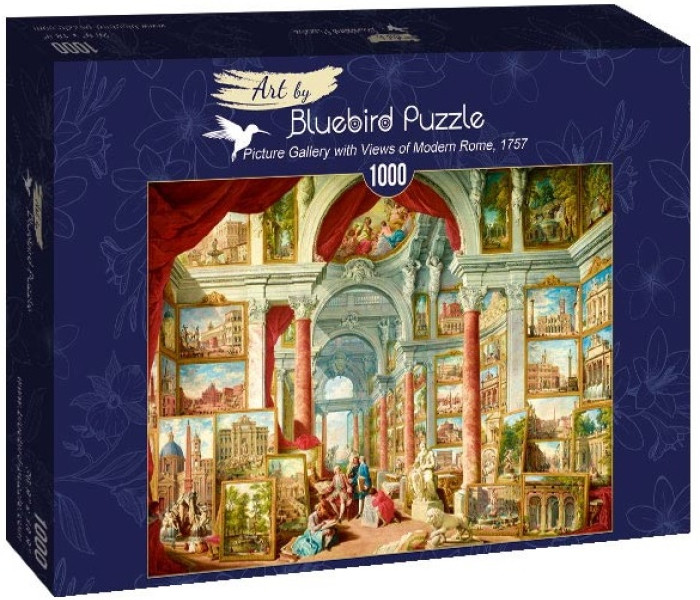 Puzzle - Bluebird - Dipinti con vedute della Roma moderna