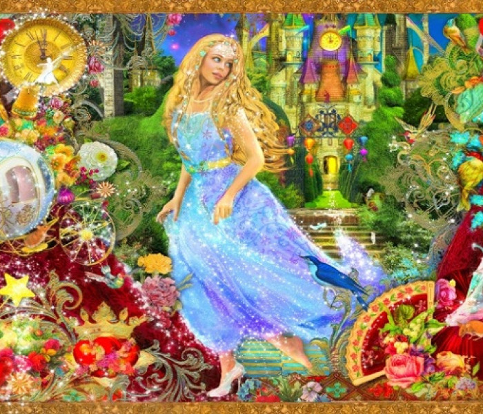 Puzzle - Bluebird - Cenerentola fugge dal castello