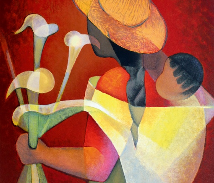 Puzzle - Bluebird - Ragazza dei fiori