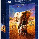 Puzzle - Bluebird - Elefanti