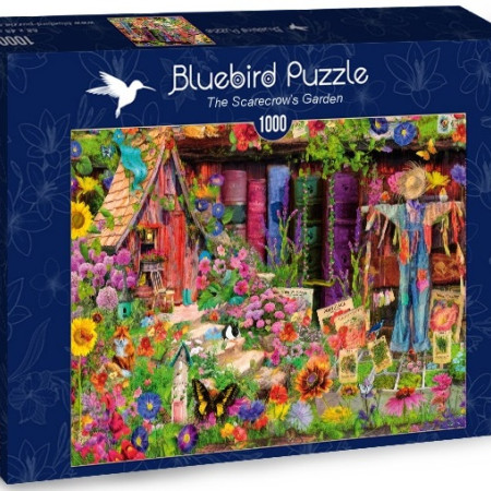 Spaventapasseri in giardino