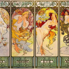 Puzzle - Bluebird - Quattro stagioni