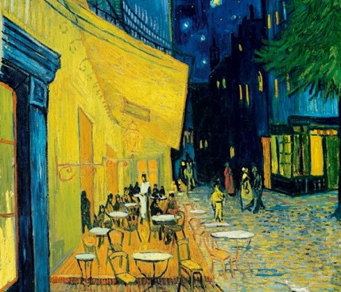 Puzzle - Bluebird - Terrazza del caffè di notte