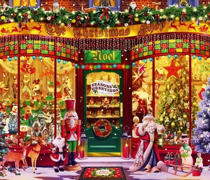 Puzzle - Bluebird - Negozio di Natale