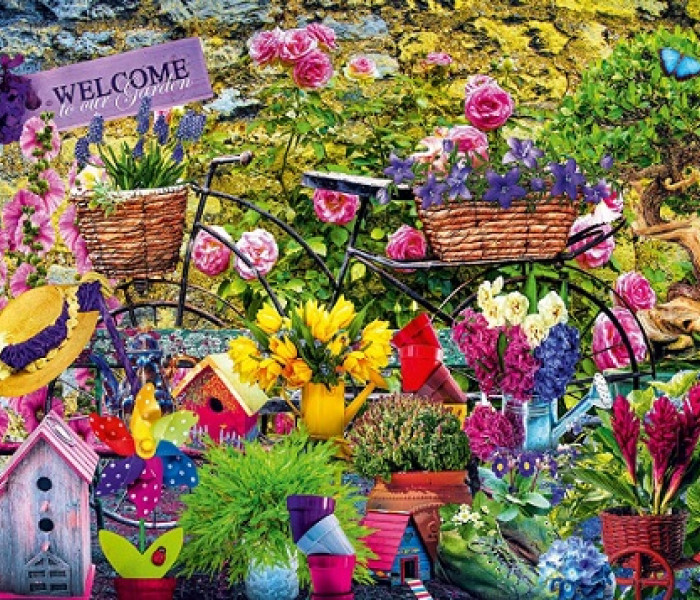 Puzzle - Bluebird - Benvenuti nel nostro giardino