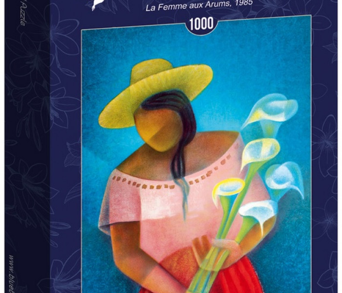 Puzzle - Bluebird - Donna con fiori