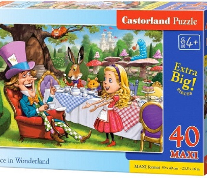 Puzzle - Castorland - Alice nel paese delle meraviglie - Maxi