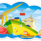 Puzzle - Castorland - Una giornata in porto - Maxi