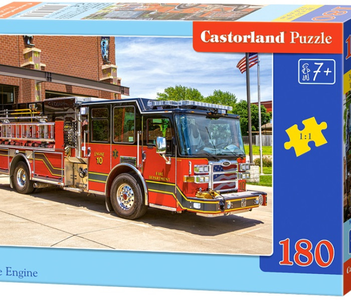 Puzzle - Castorland - camion dei pompieri