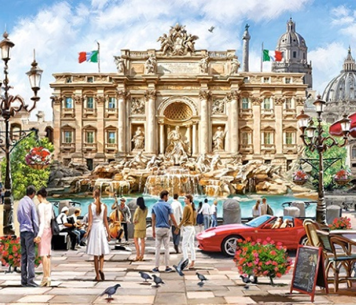 Puzzle - Castorland - Monumenti di Roma