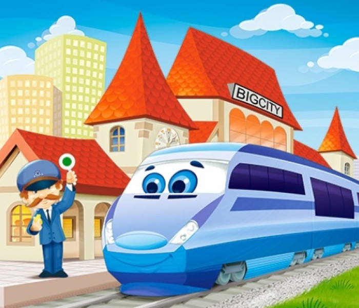 Puzzle - Castorland - Stazione ferroviaria - Maxi