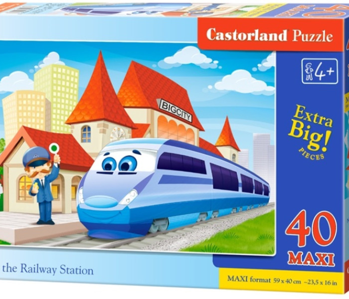 Puzzle - Castorland - Stazione ferroviaria - Maxi