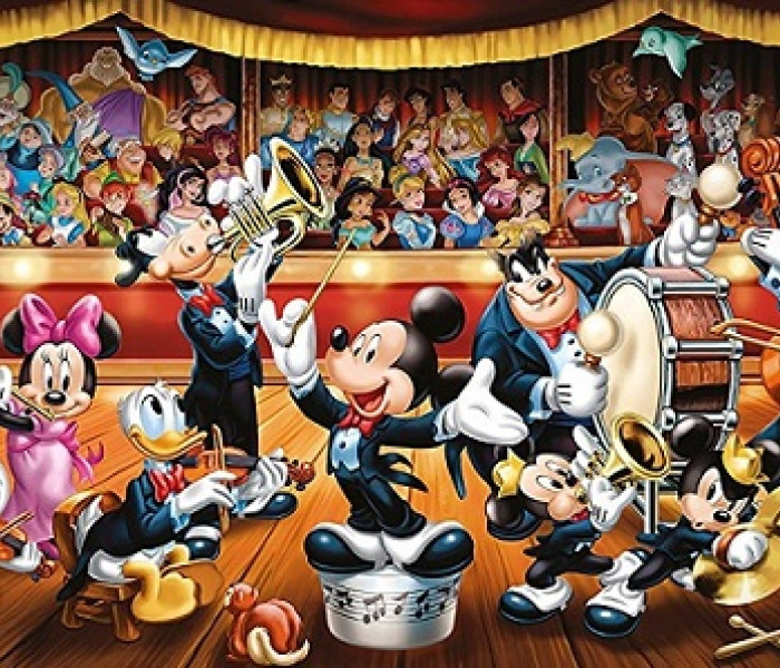 Puzzle - Clementoni - Disney Orchestra - Puzzle Panoramico