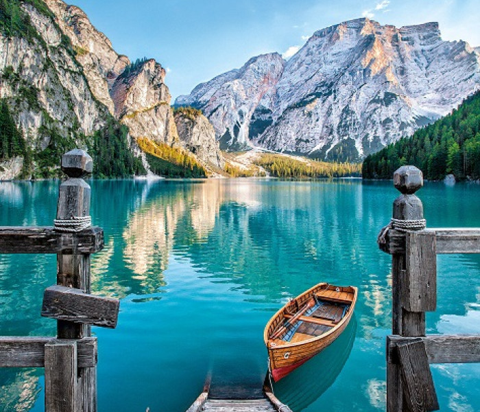 Puzzle - Clementoni - Lago Braies