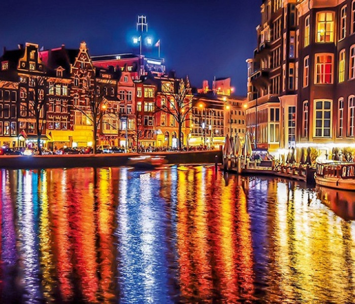 Puzzle - Clementoni - Luci di Amsterdam