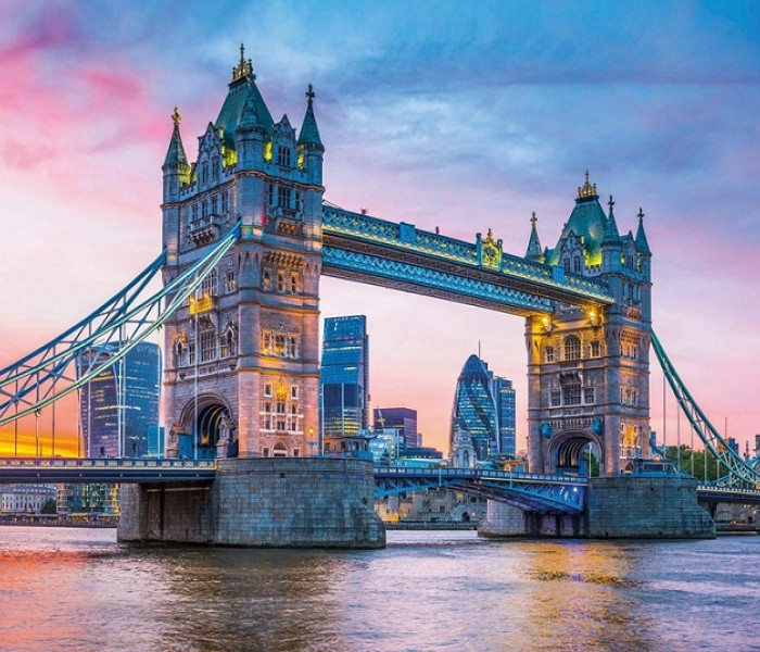 Puzzle - Clementoni - Tower Bridge al tramonto