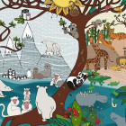 Puzzle - D-toys - Estate e inverno