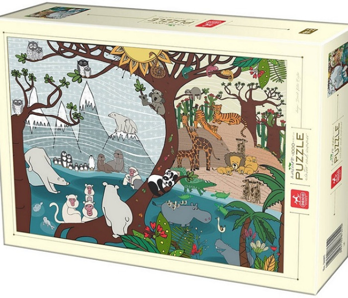 Puzzle - D-toys - Estate e inverno