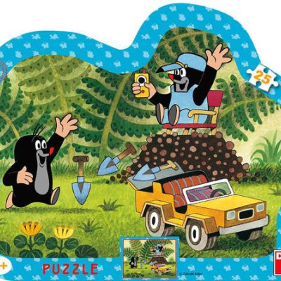 Talpa con macchina gialla