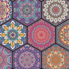 Puzzle - Dino - Mandala - XXL Puzzle