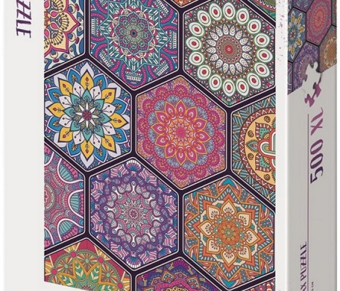 Puzzle - Dino - Mandala - XXL Puzzle