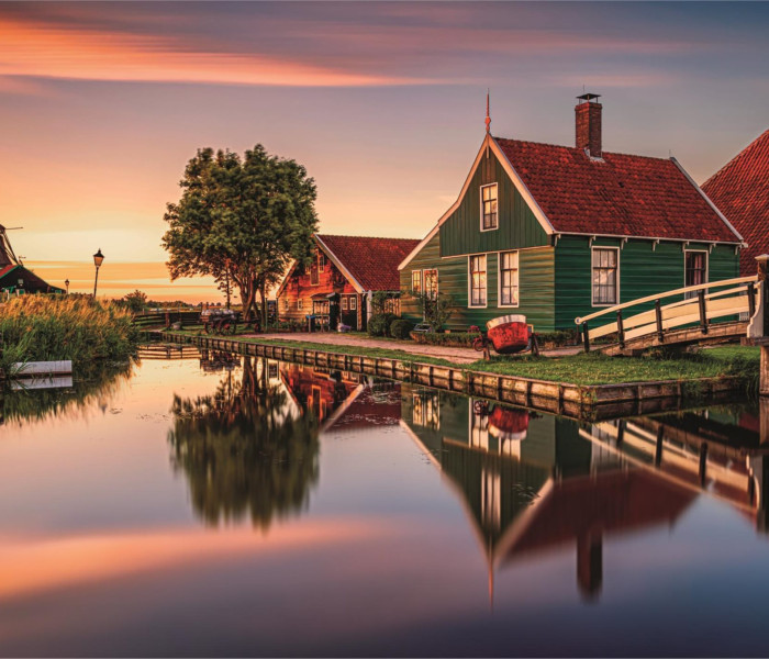 Puzzle - Clementoni - Villaggio di Zaanse Schans