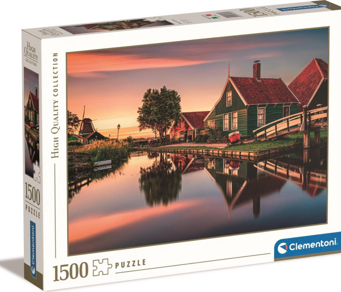 Puzzle - Clementoni - Villaggio di Zaanse Schans