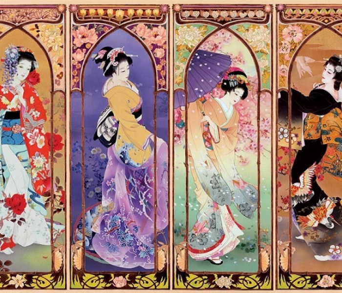 Puzzle - Educa - Collage giapponese