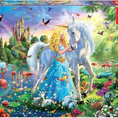 Unicorno e principessa