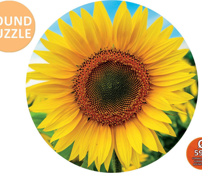 Puzzle - Educa - Girasoli - Puzzle rotondo