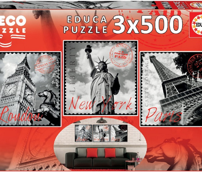 Puzzle - Educa - Grandi città