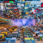 Puzzle - Enjoy - Hong Kong - Casa colorata