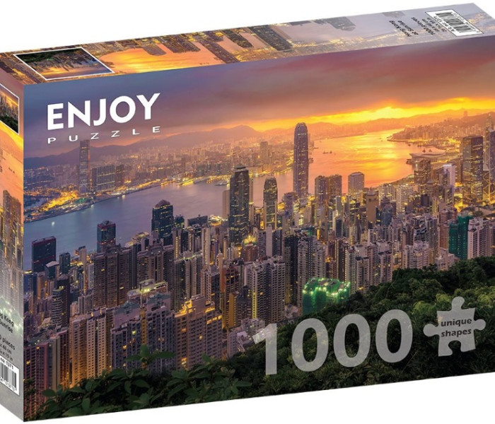 Puzzle - Enjoy - Hong Kong al tramonto