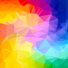 Puzzle - Enjoy - Spirale poligonale colorata