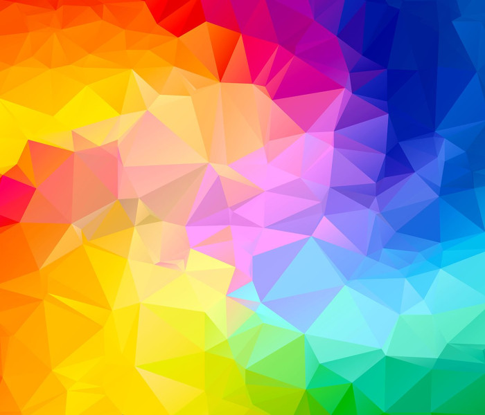 Puzzle - Enjoy - Spirale poligonale colorata