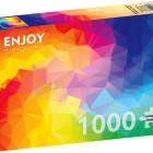 Puzzle - Enjoy - Spirale poligonale colorata