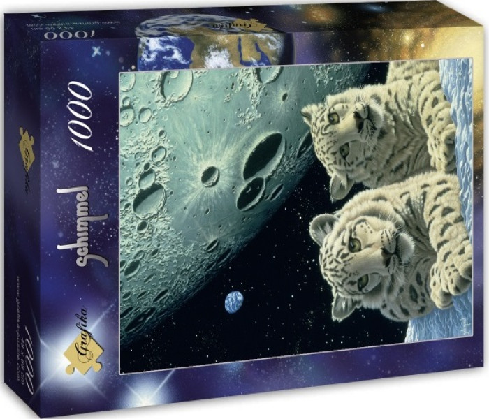 Puzzle - Grafika - leopardi delle nevi